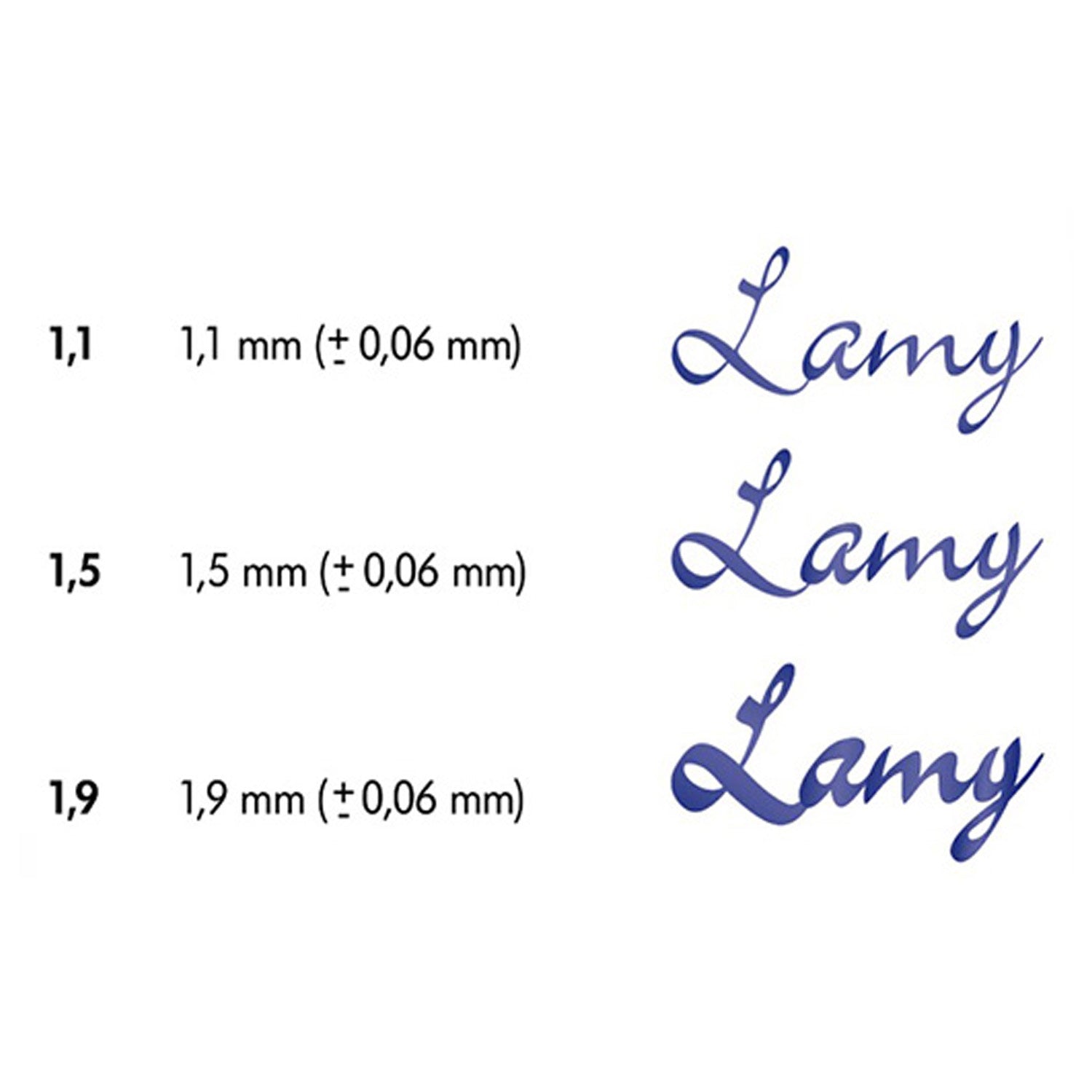 Lamy 011 Joy Black AL PVD Calligraphy Pen (1.1 MM) 4029990