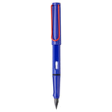Lamy 014 Safari Blue/Red Fountain Pen (Special Edition)