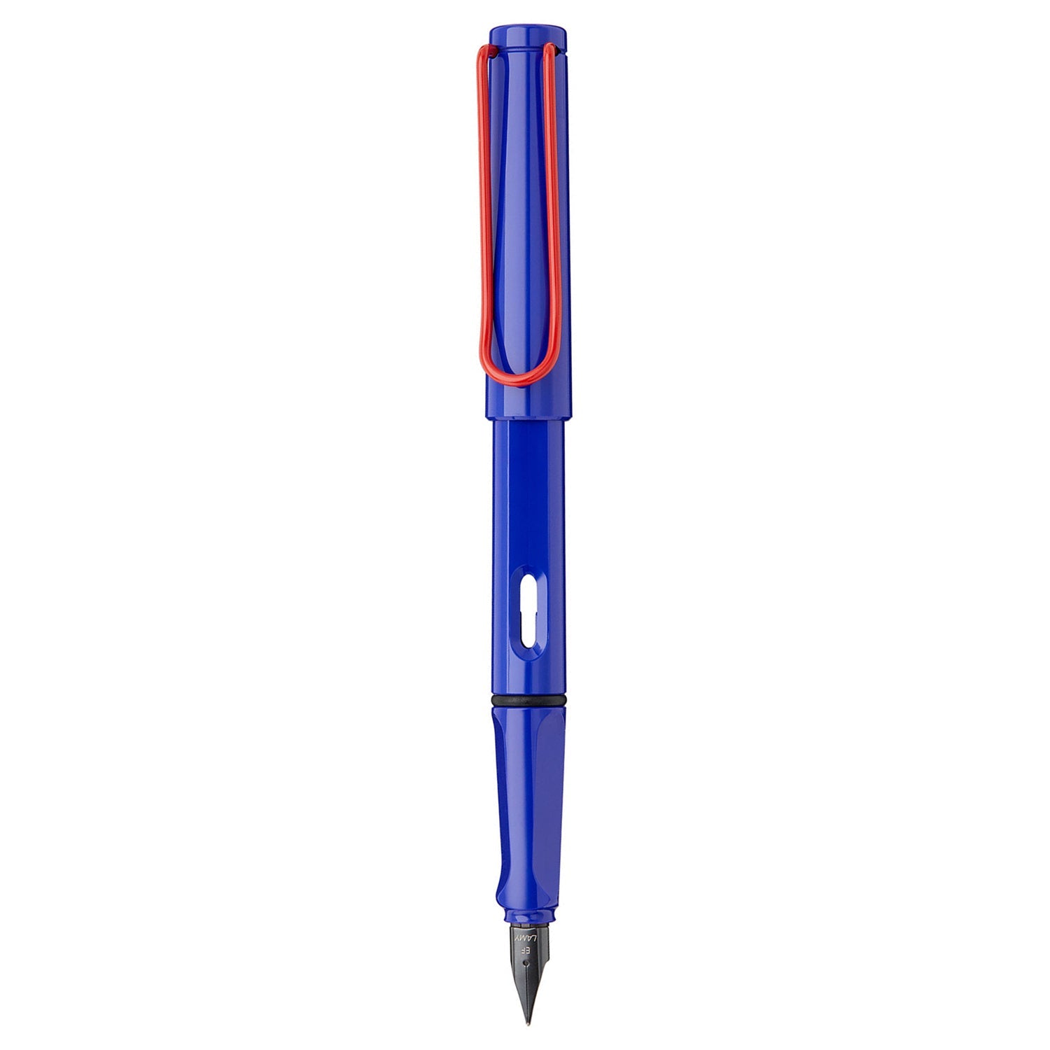 Lamy 014 Safari Blue/Red Fountain Pen (Special Edition)