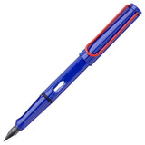 Lamy 014 Safari Blue/Red Fountain Pen (Special Edition)