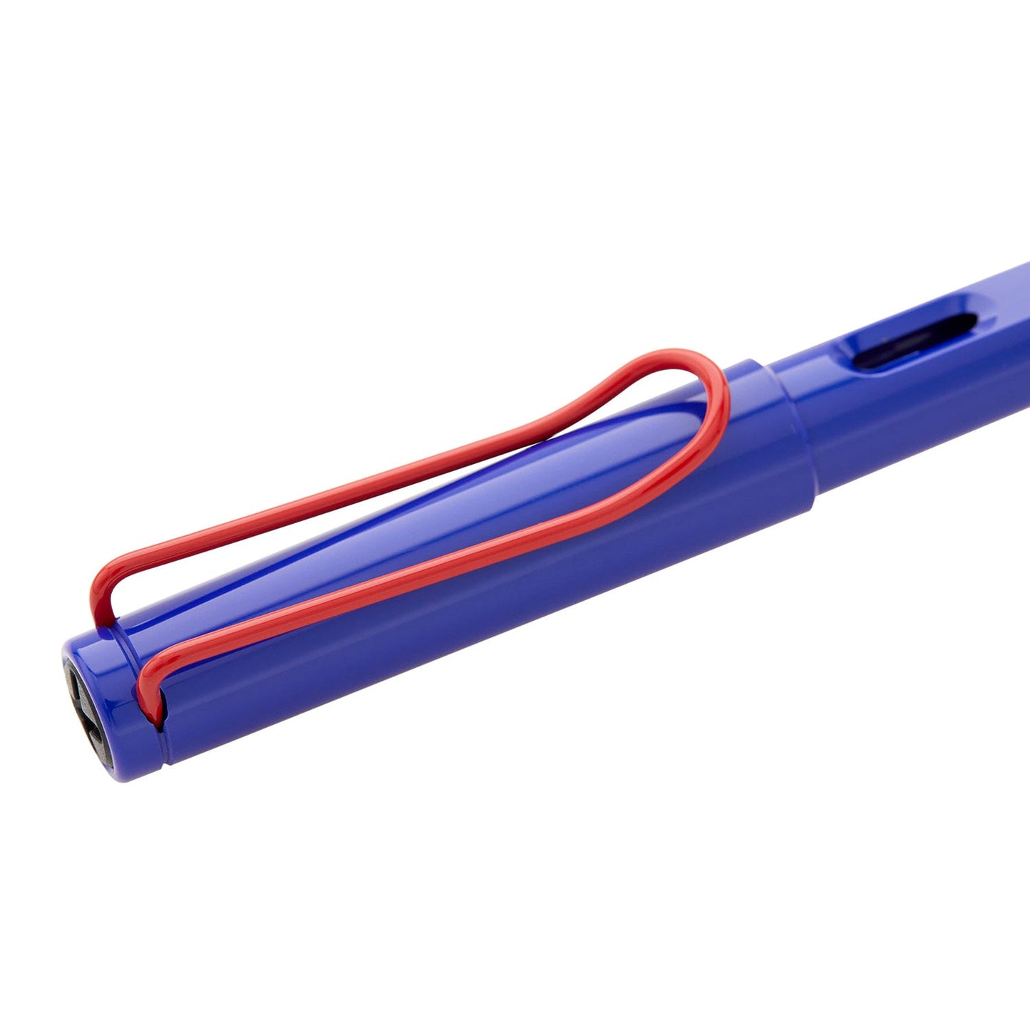 Lamy 014 Safari Blue/Red Fountain Pen (Special Edition)