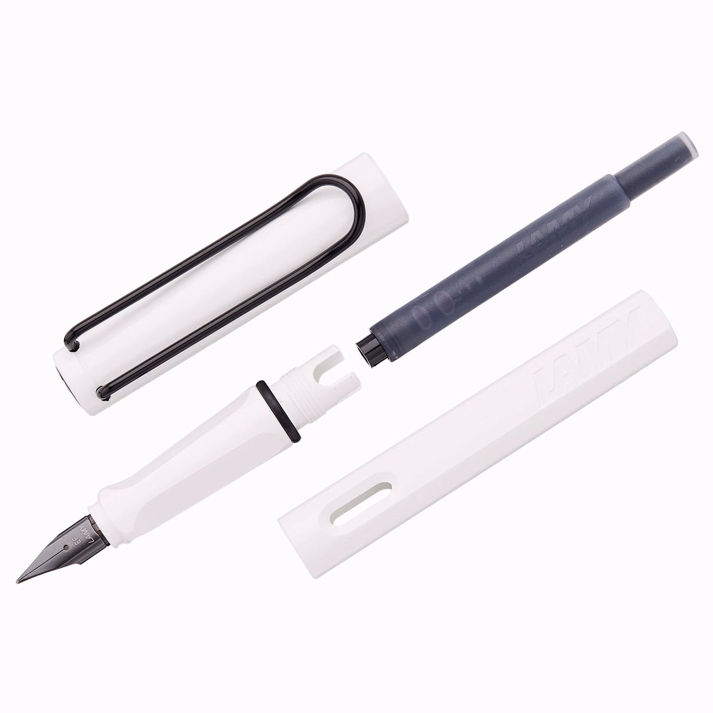 Lamy 019 Safari White/Black Fountain Pen (Special Edition)