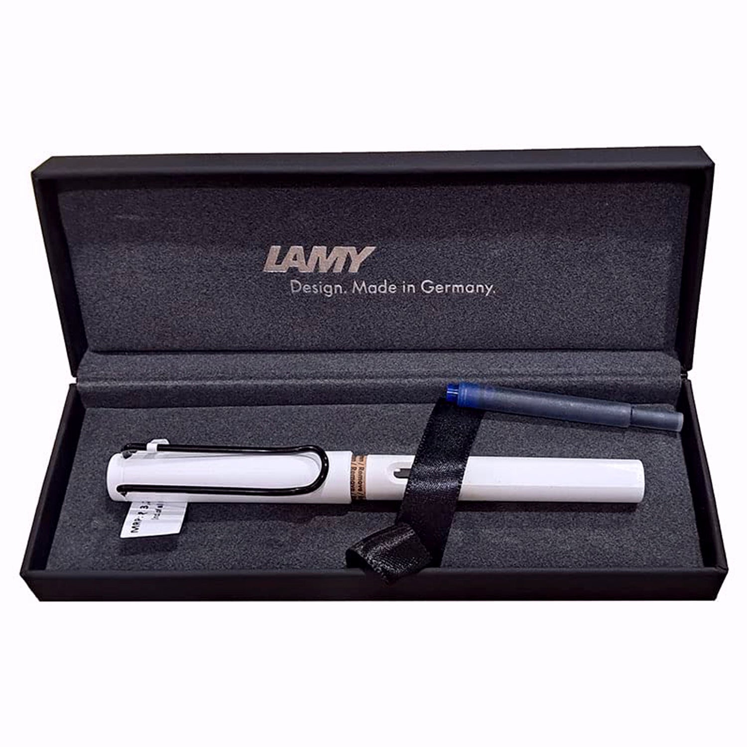 Lamy 019 Safari White/Black Fountain Pen (Special Edition)