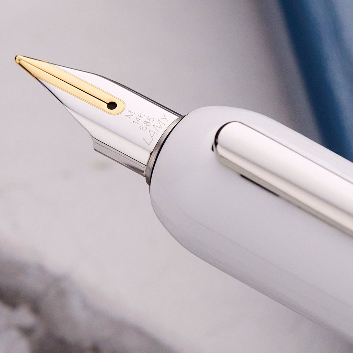 Lamy 074 Dialog Piano White CT Fountain Pen