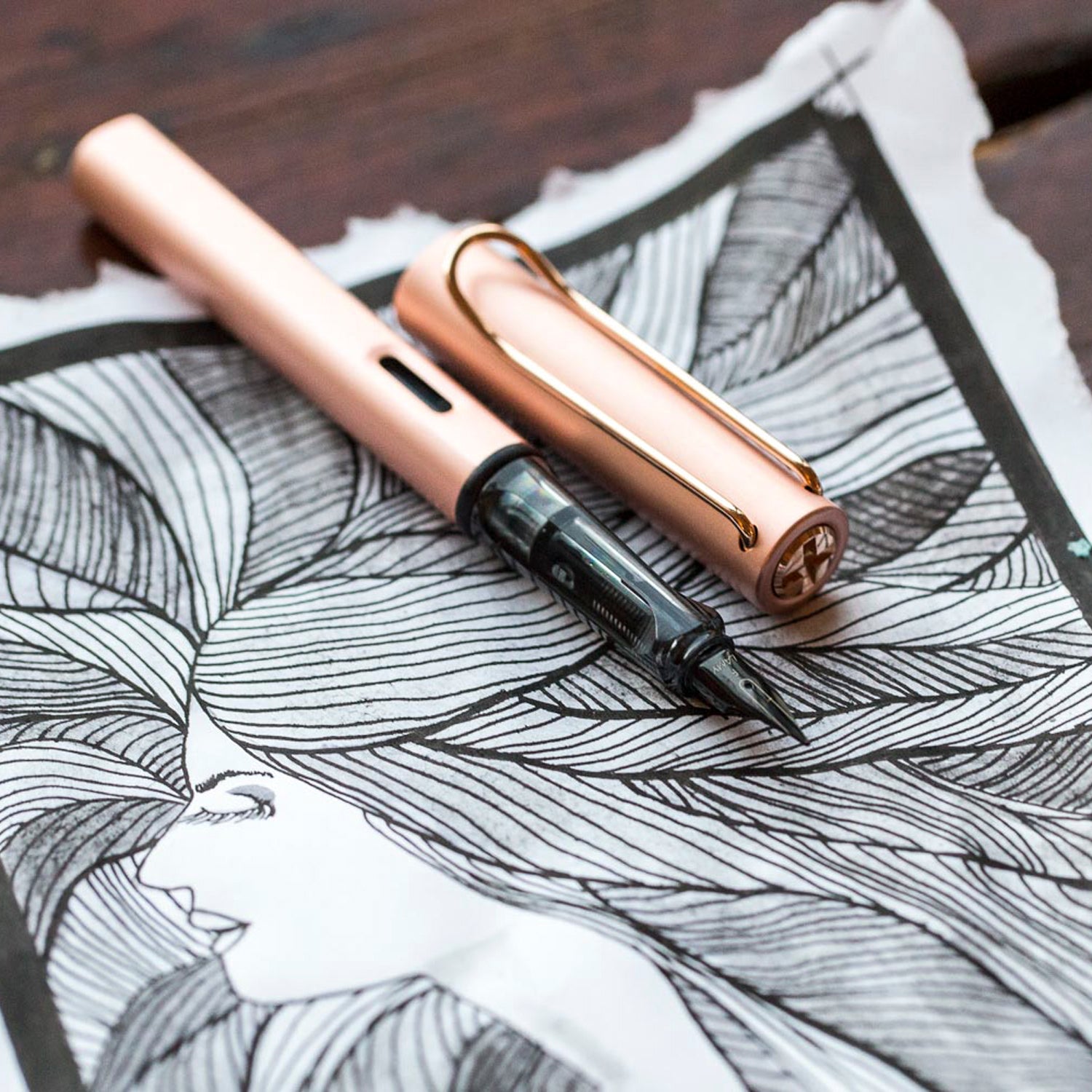 Lamy 076 Lx Rose Gold Fountain Pen