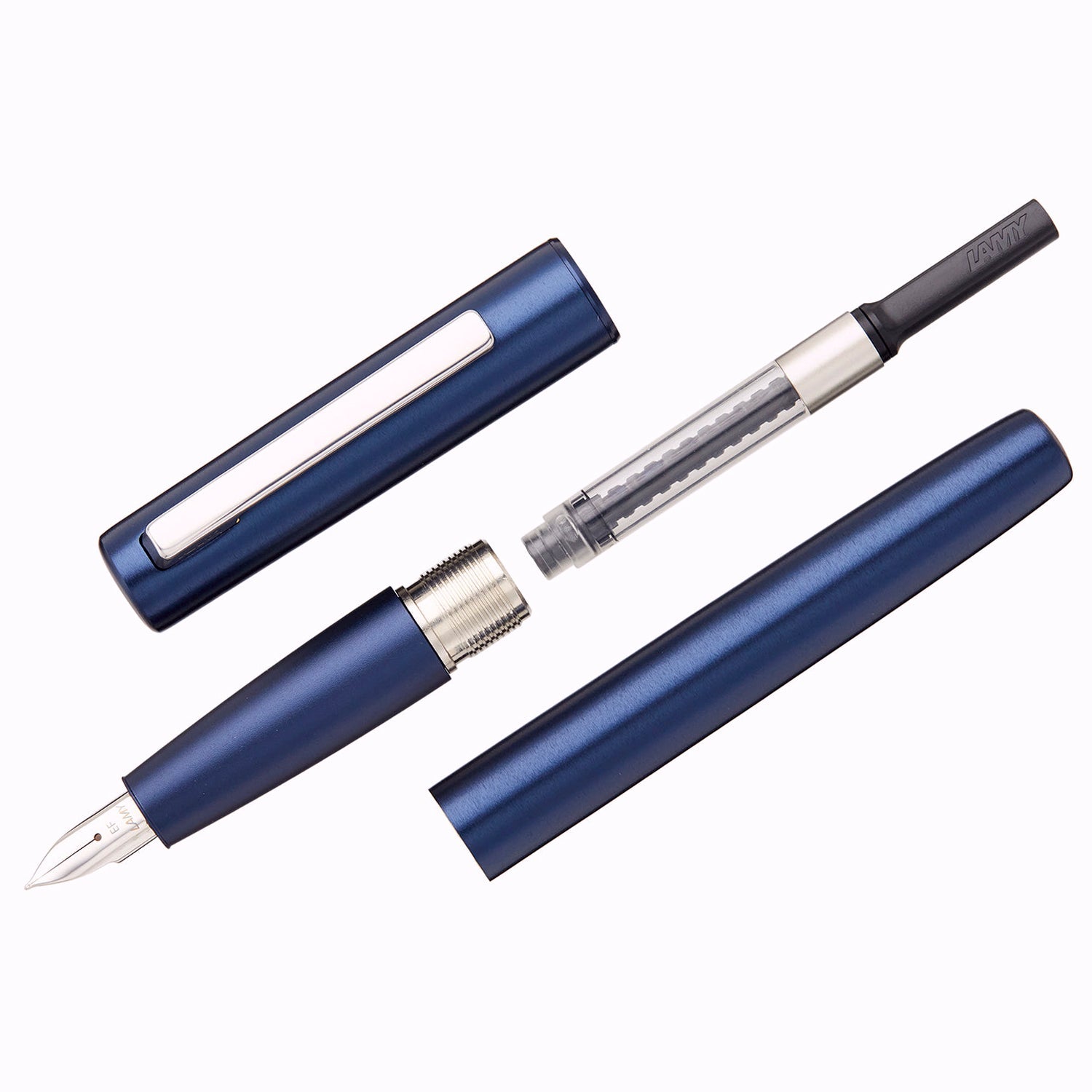Lamy 077 Aion Deep dark Blue CT Fountain Pen