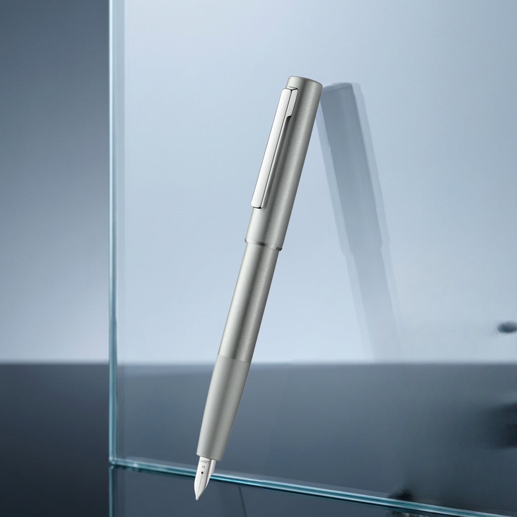 Lamy 077 Aion Olive Silver CT Fountain Pen