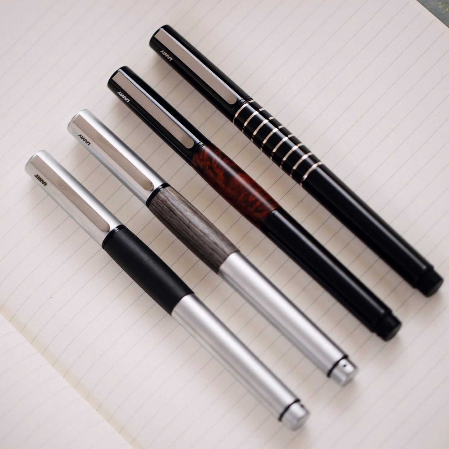 Lamy 096 Accent Aluminum/Wood CT Fountain Pen