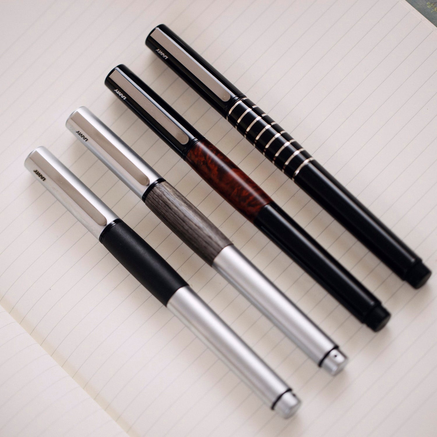 Lamy 096 Accent Aluminum/Wood CT Fountain Pen