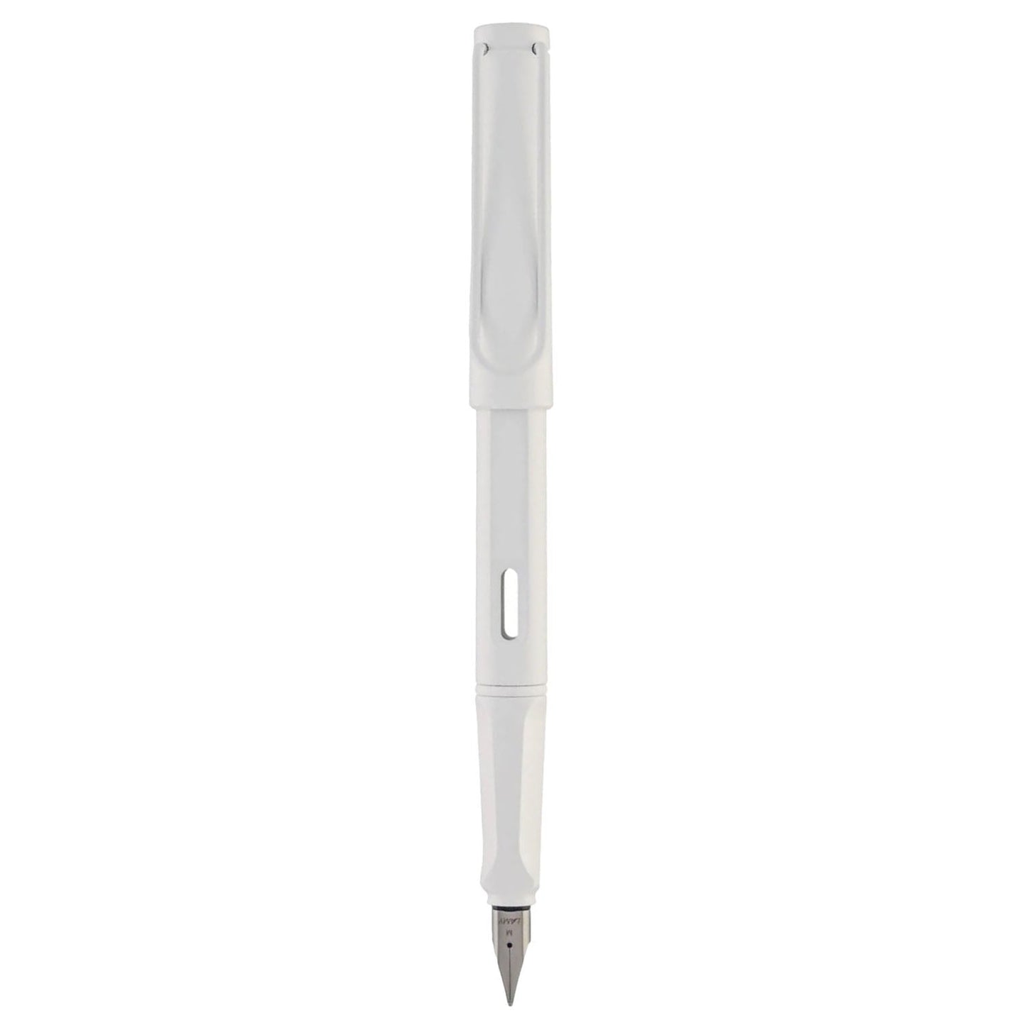 Lamy 0B1 Safari All White Multi Ring Set PVD Fountain Pen (Special Edition)