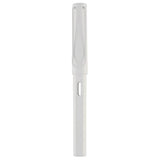 Lamy 0B1 Safari All White Multi Ring Set PVD Fountain Pen (Special Edition)