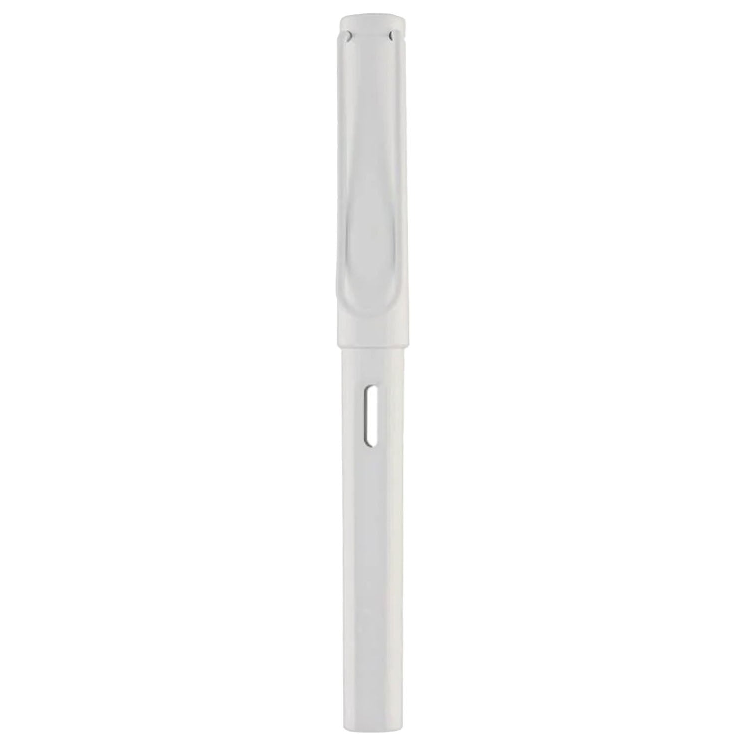 Lamy 0B1 Safari All White Multi Ring Set PVD Fountain Pen (Special Edition)