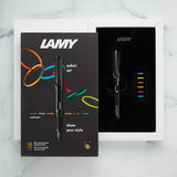 Lamy 0B2 Safari All Black Multi Ring Set PVD Fountain Pen (Special Edition)