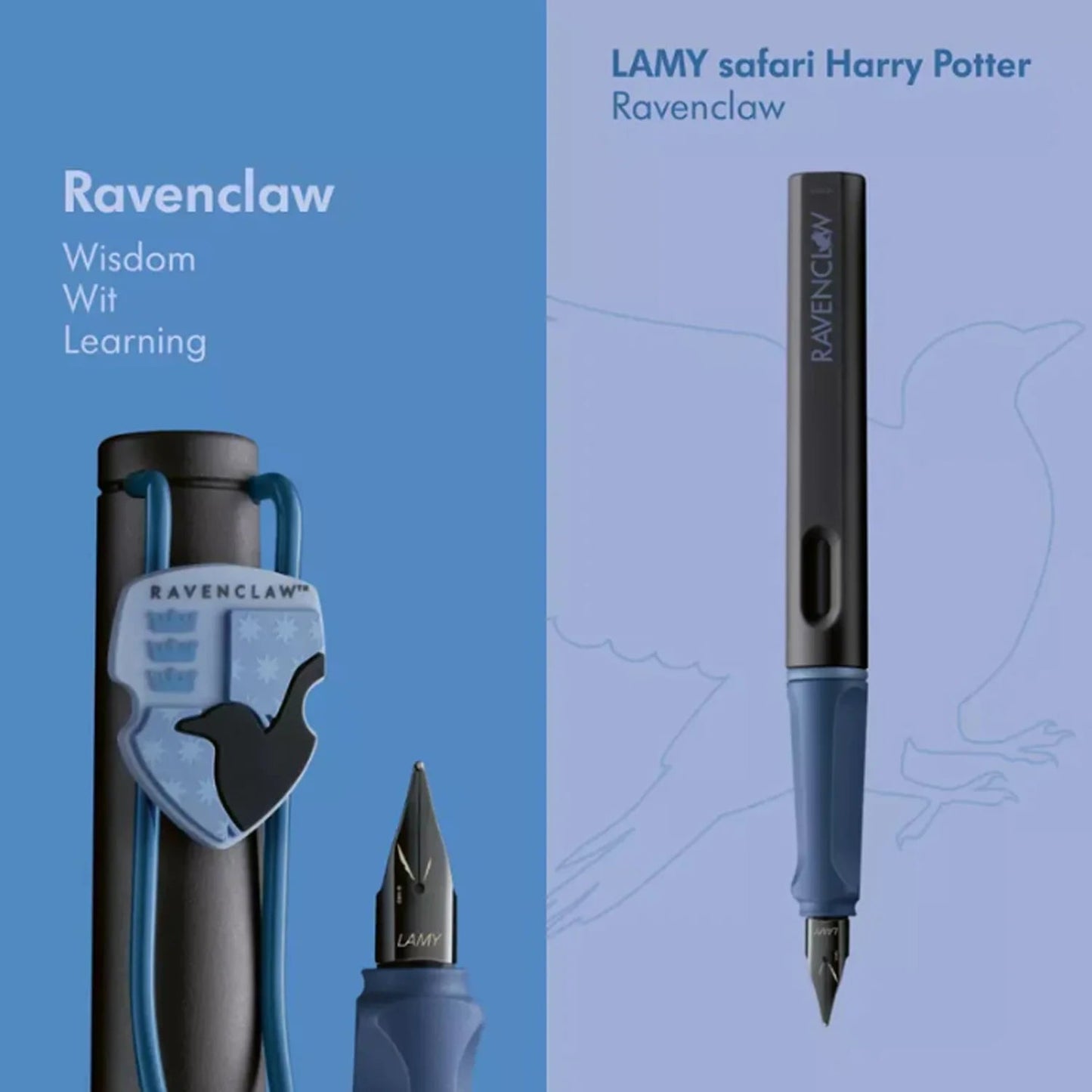 Lamy 0B6 Safari Harry Potter Ravenclaw PVD Fountain Pen (Special Edition)