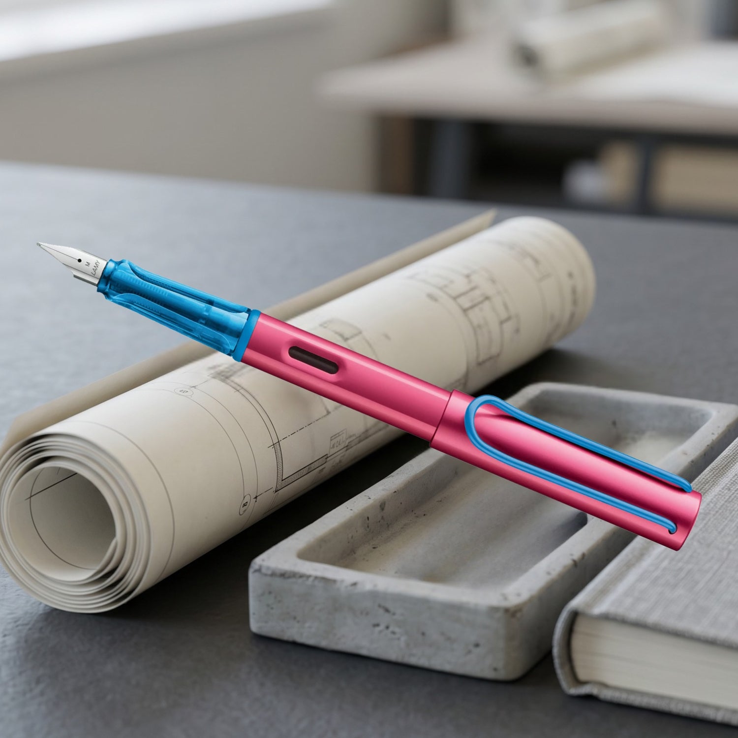 Lamy 0C3 Al Star Rollerskate PVD Fountain Pen (Special Edition)