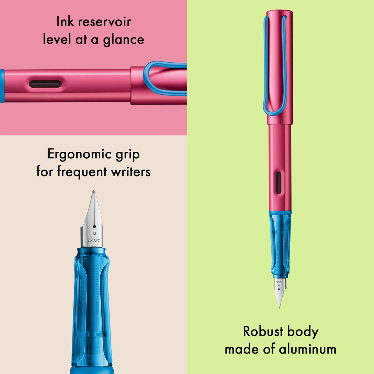 Lamy 0C3 Al Star Rollerskate PVD Fountain Pen (Special Edition)