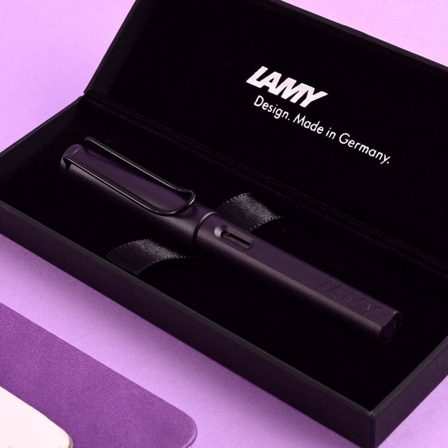 Lamy 0E2 Safari Steel Black Fountain Pen (Special Edition)