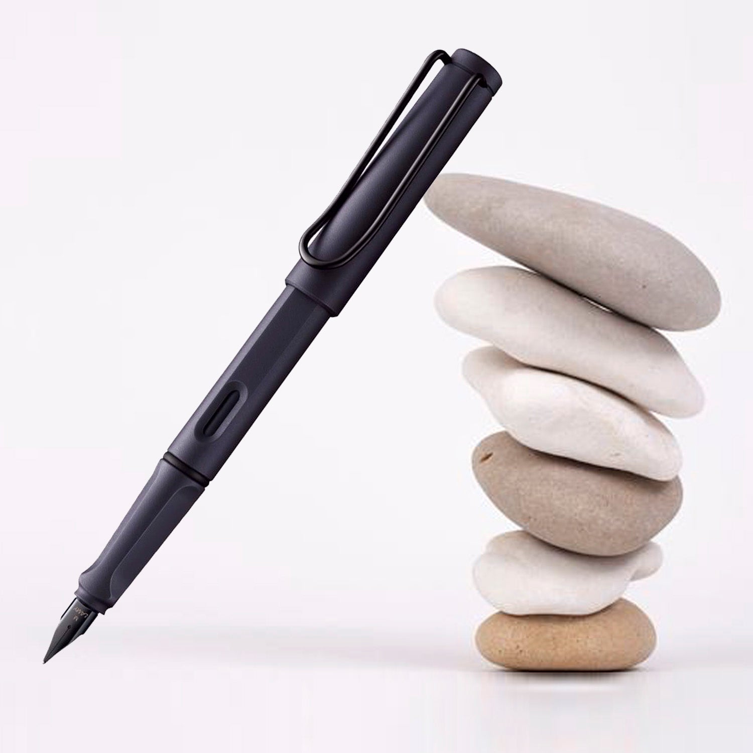 Lamy 0E2 Safari Steel Black Fountain Pen (Special Edition)