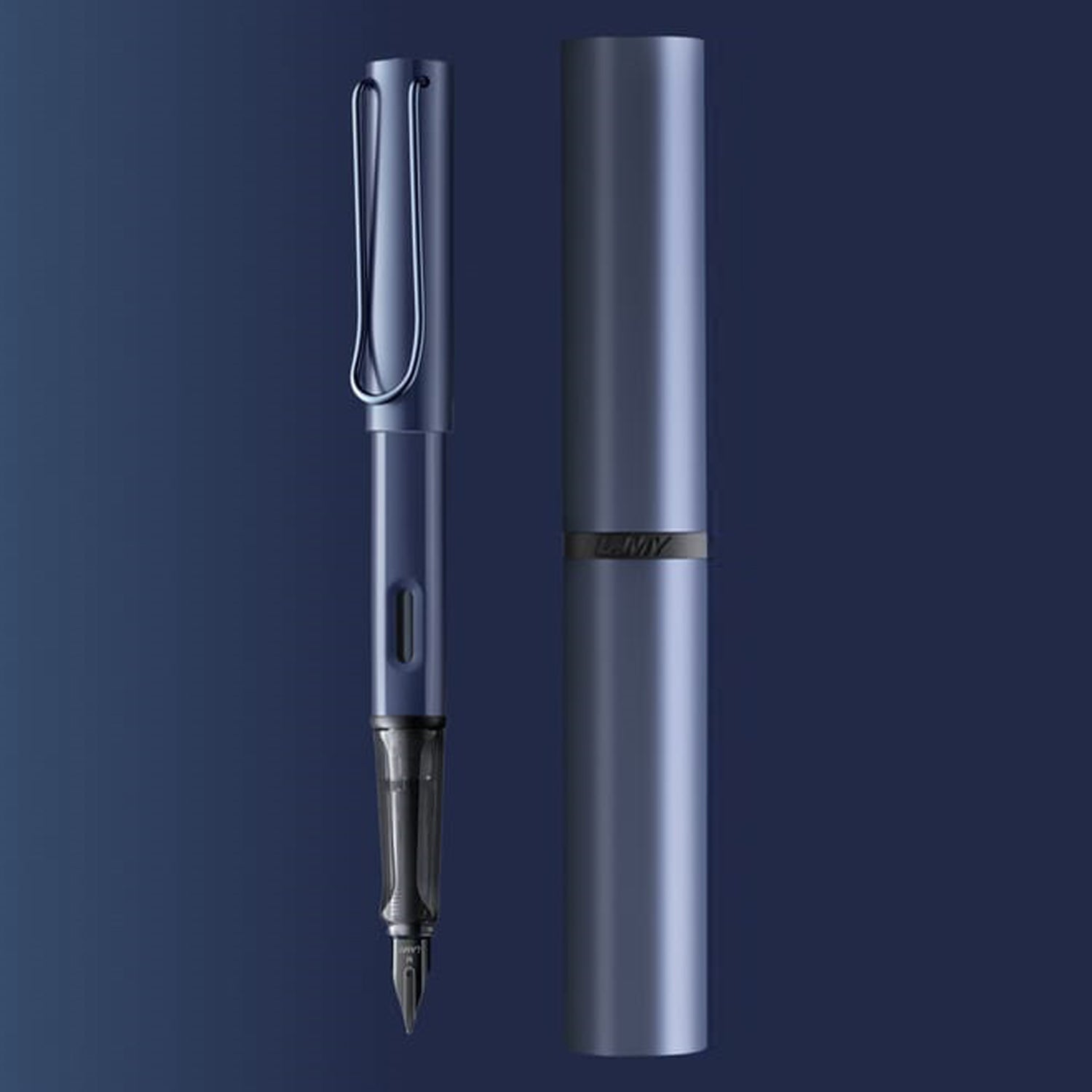 Lamy 0E5 Lx Blue PVD Fountain Pen (Special Edition)