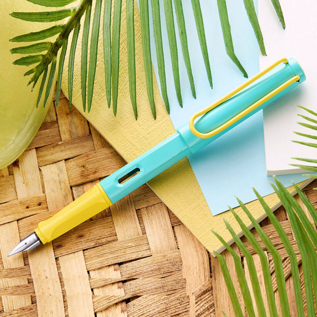 LAMY safari SUMME SPECIAL EDITION pina colada Füller 0E9 Federstärke M LAMY safari SUMME SPECIAL EDITION pina colada Füller 0E9 Federstärke M