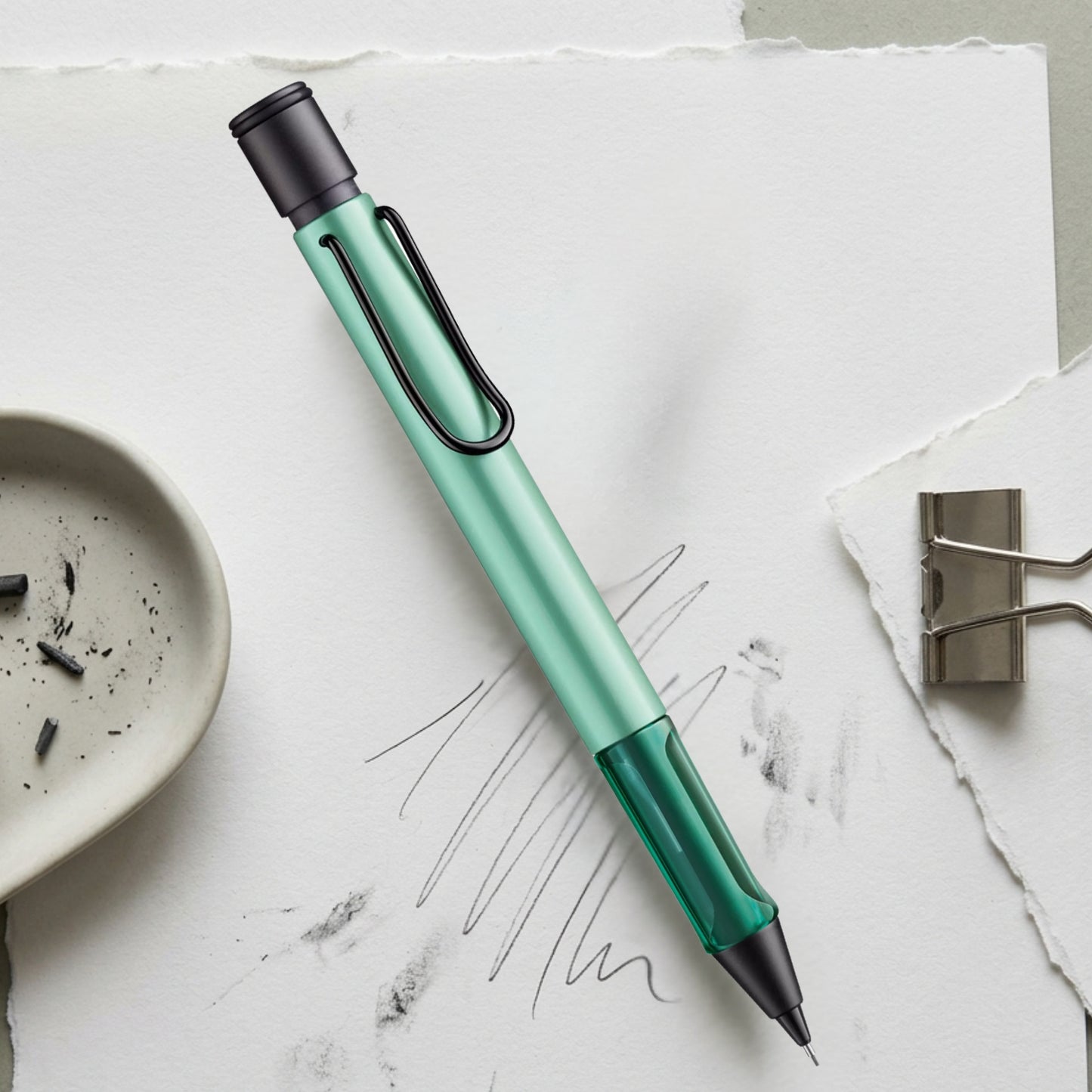 Lamy 1A8 AL Star Mint PVD Mechanical Pencil (0.5 MM) 4039852 (Special Edition)