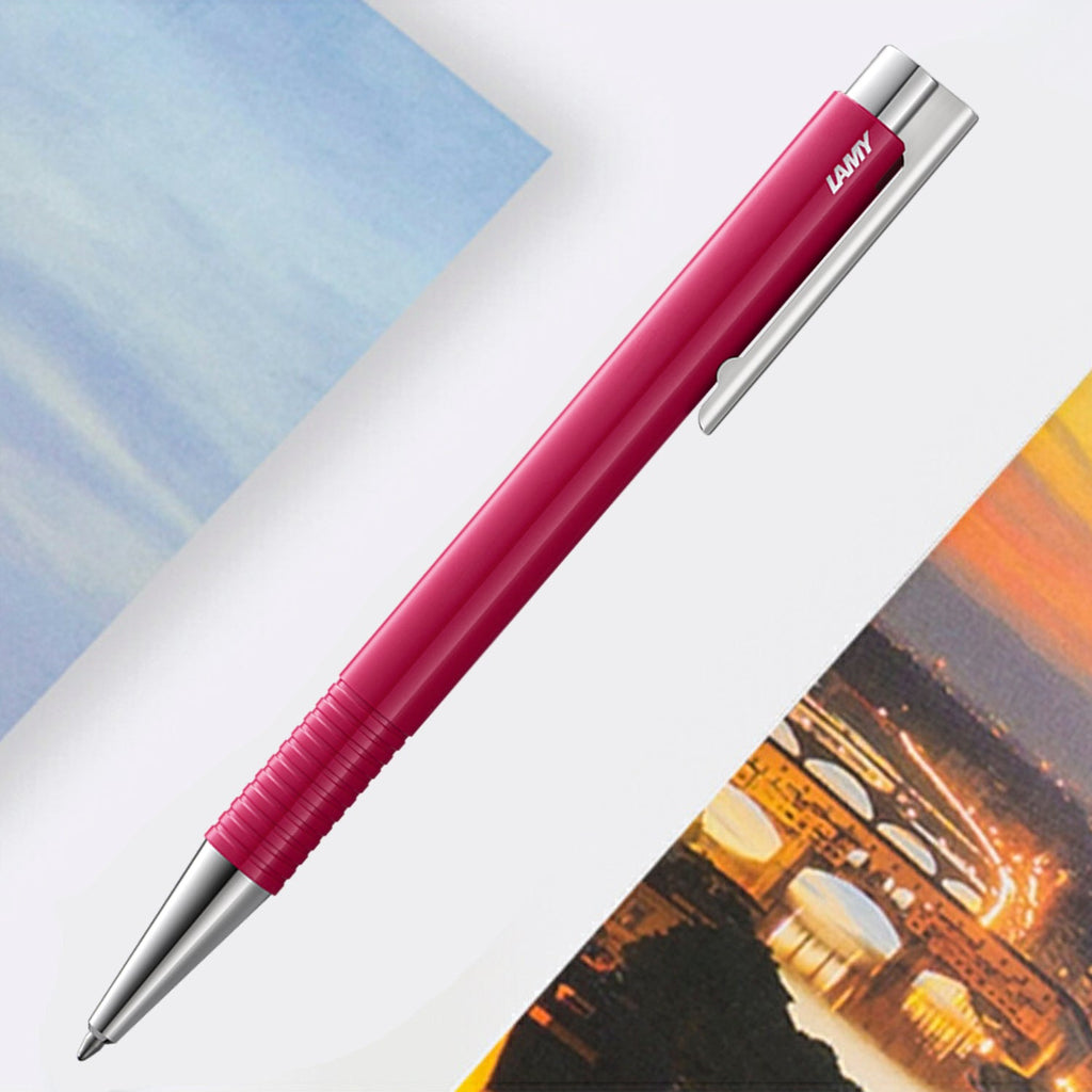 Lamy 204 Logo M+ Respberry CT Ballpoint Pen 4036425 (Special Edition)