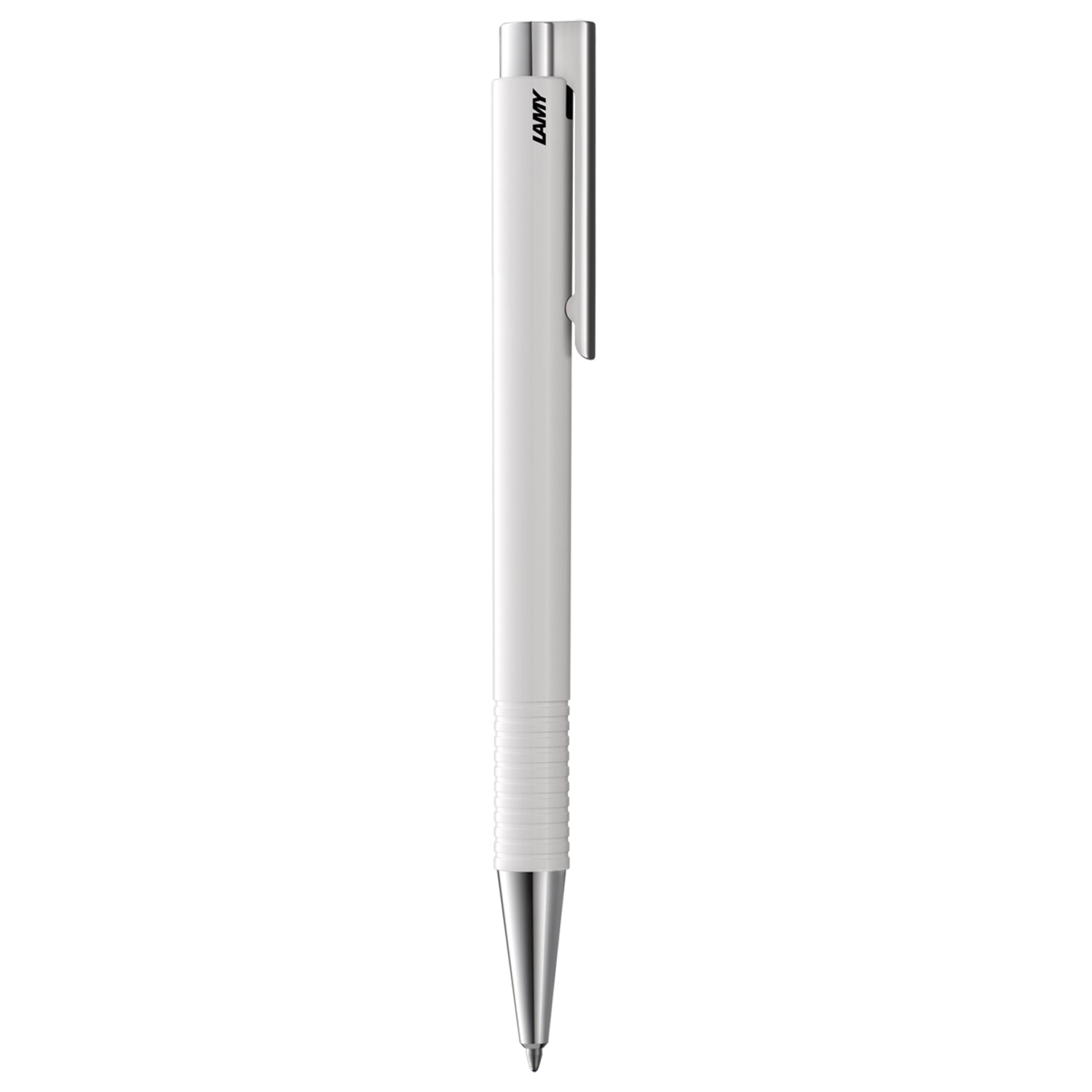 Lamy 204 Logo M+ White CT Ballpoint Pen 4026558