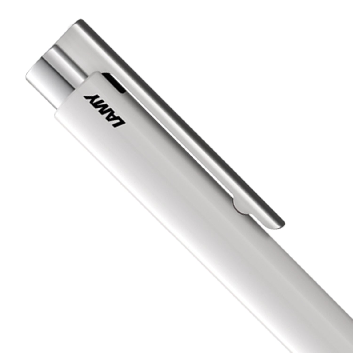 Lamy 204 Logo M+ White CT Ballpoint Pen 4026558