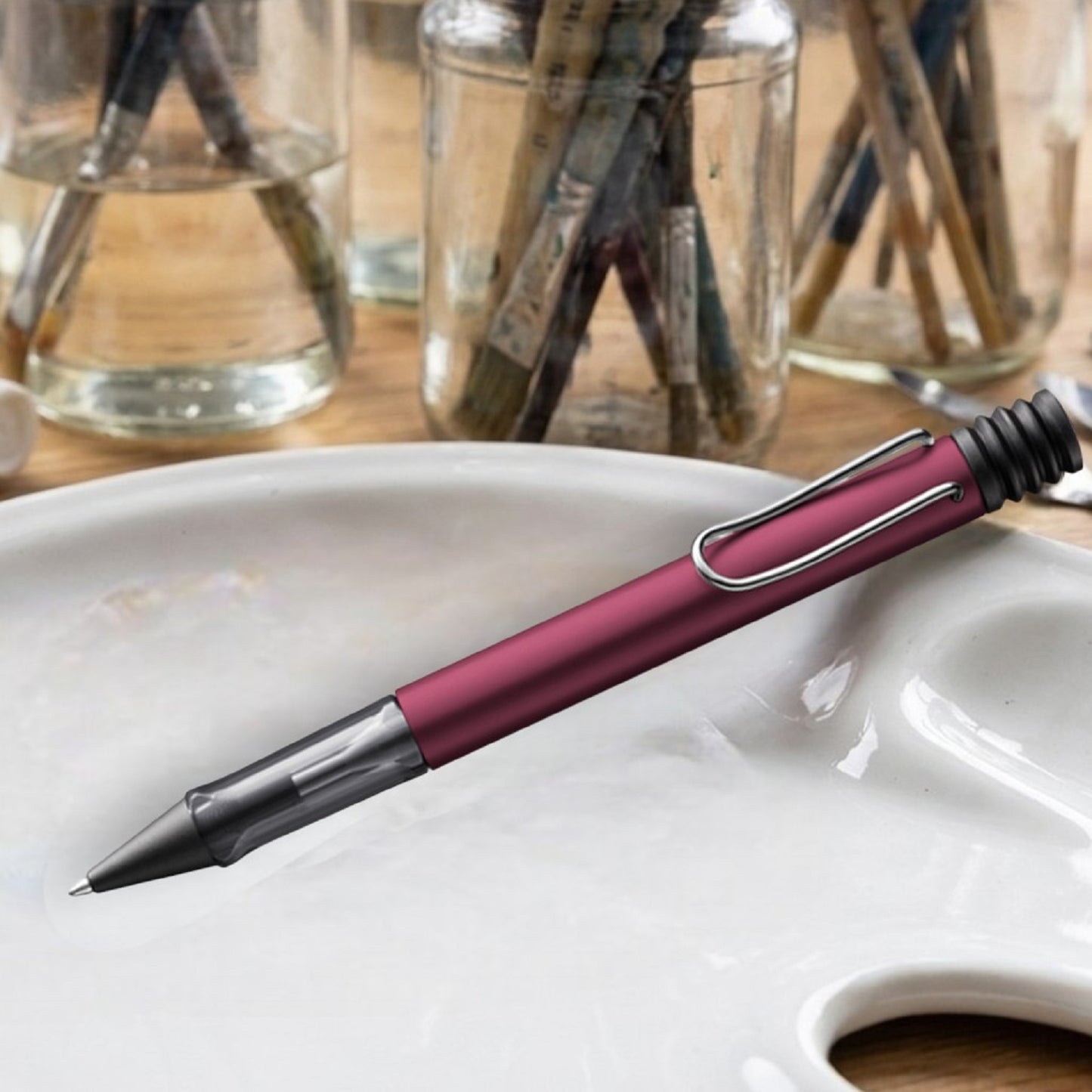 Lamy 229 AL Star Black Purple CT Ballpoint Pen 4000920