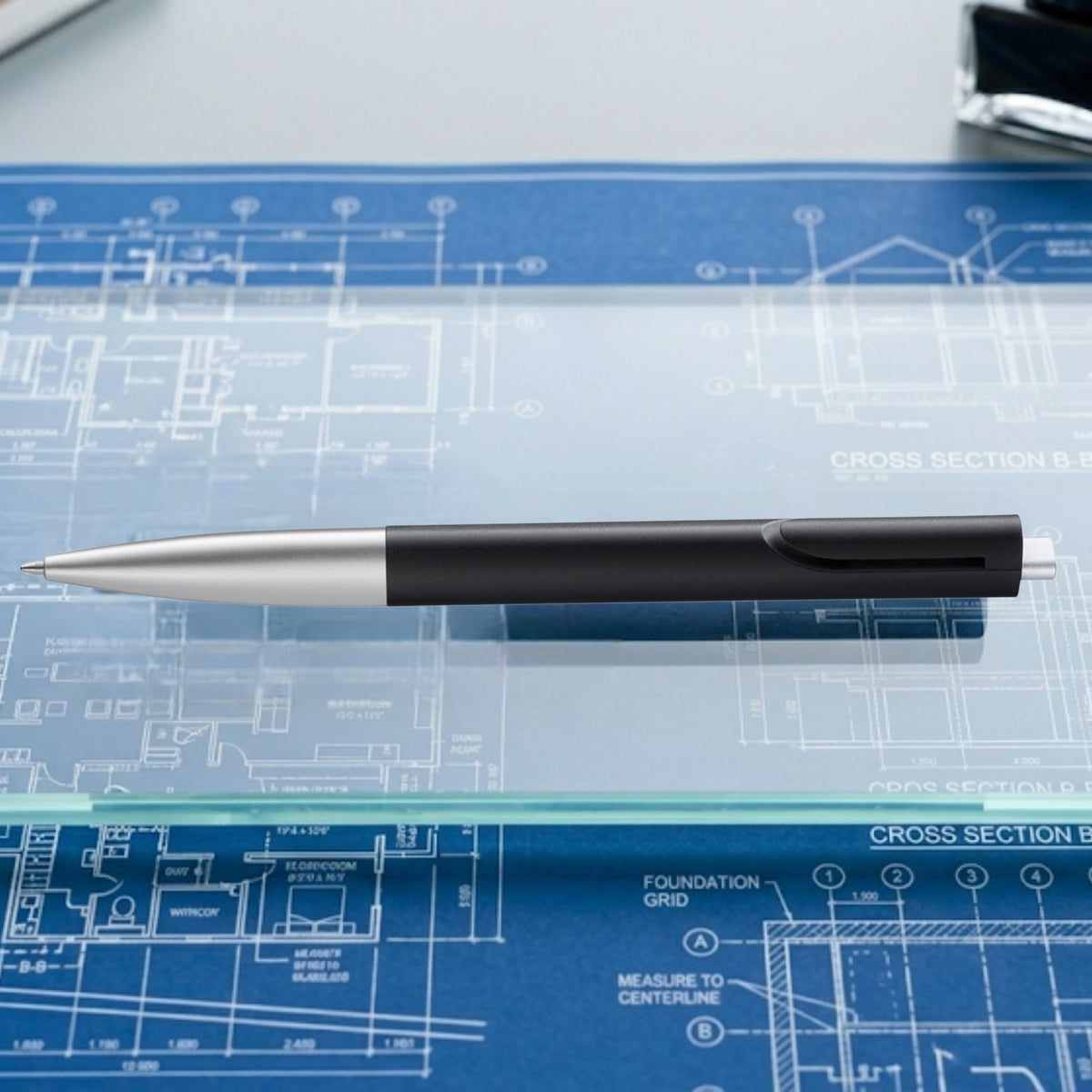 Lamy 283 Noto Black/Silver Ballpoint Pen 4001005