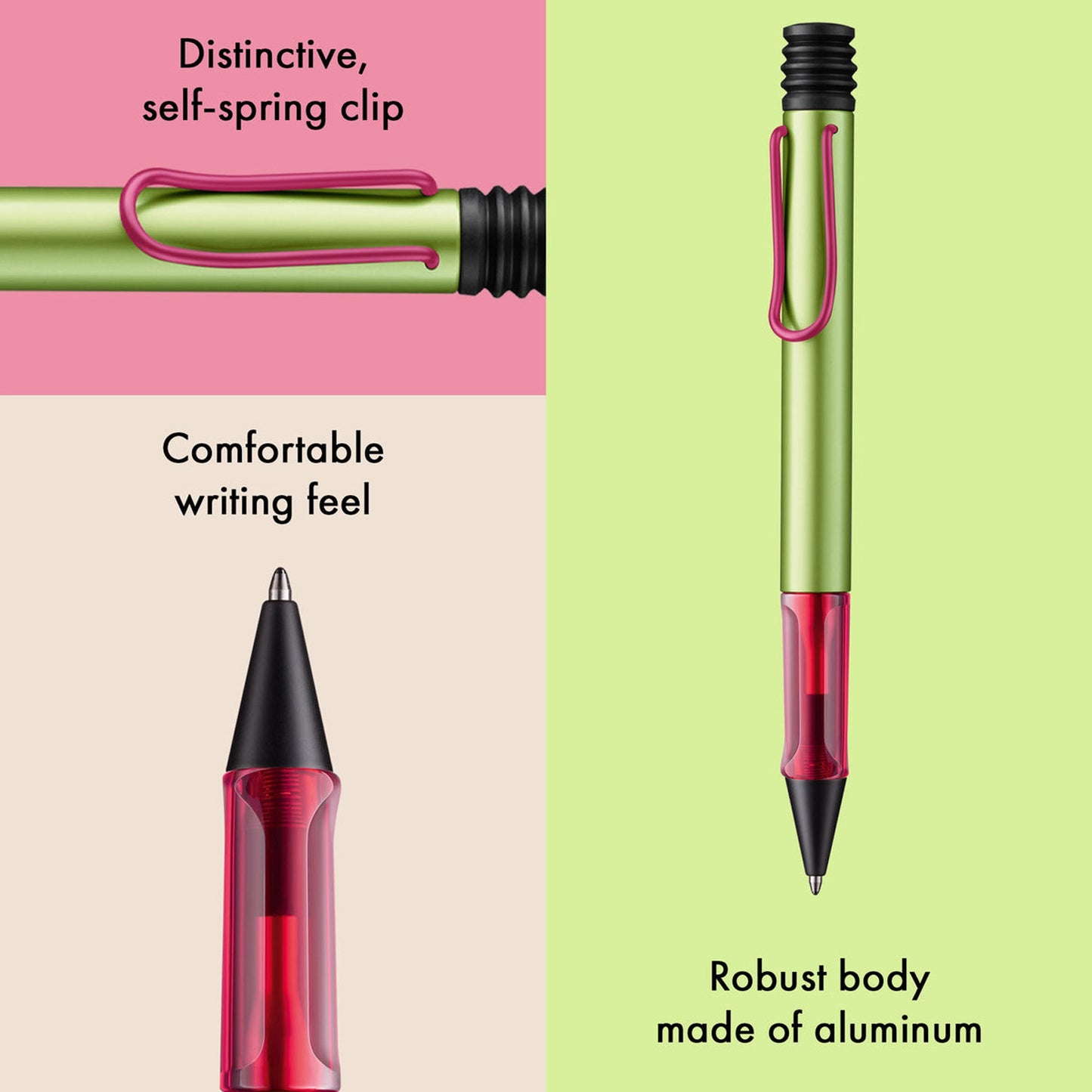Lamy 2C2 Al Star Disco PVD Ballpoint Pen 4041218 (Special Edition)
