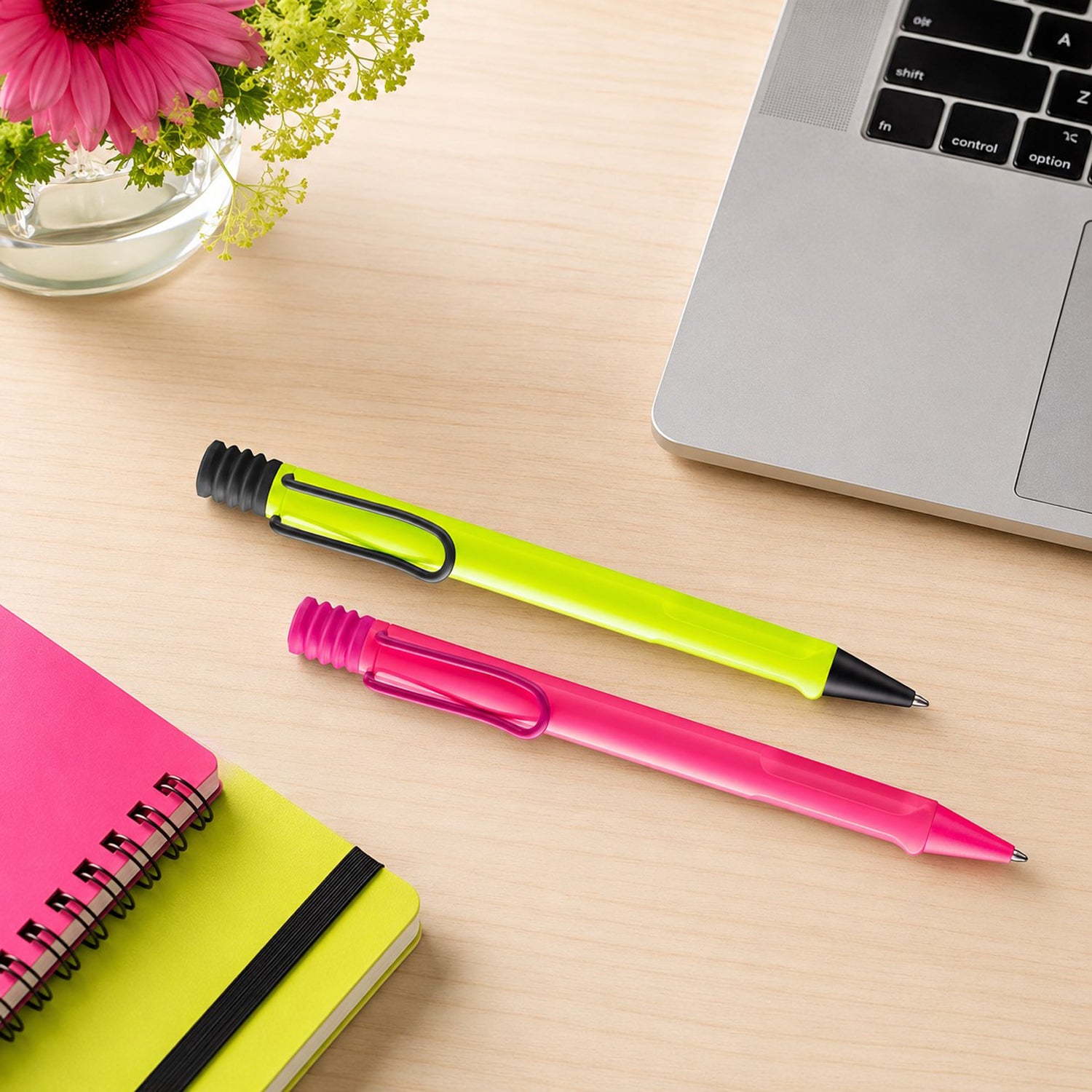 Lamy 2C9 Safari Neon Pink PVD Ballpoint Pen 4041908 (Special Edition)