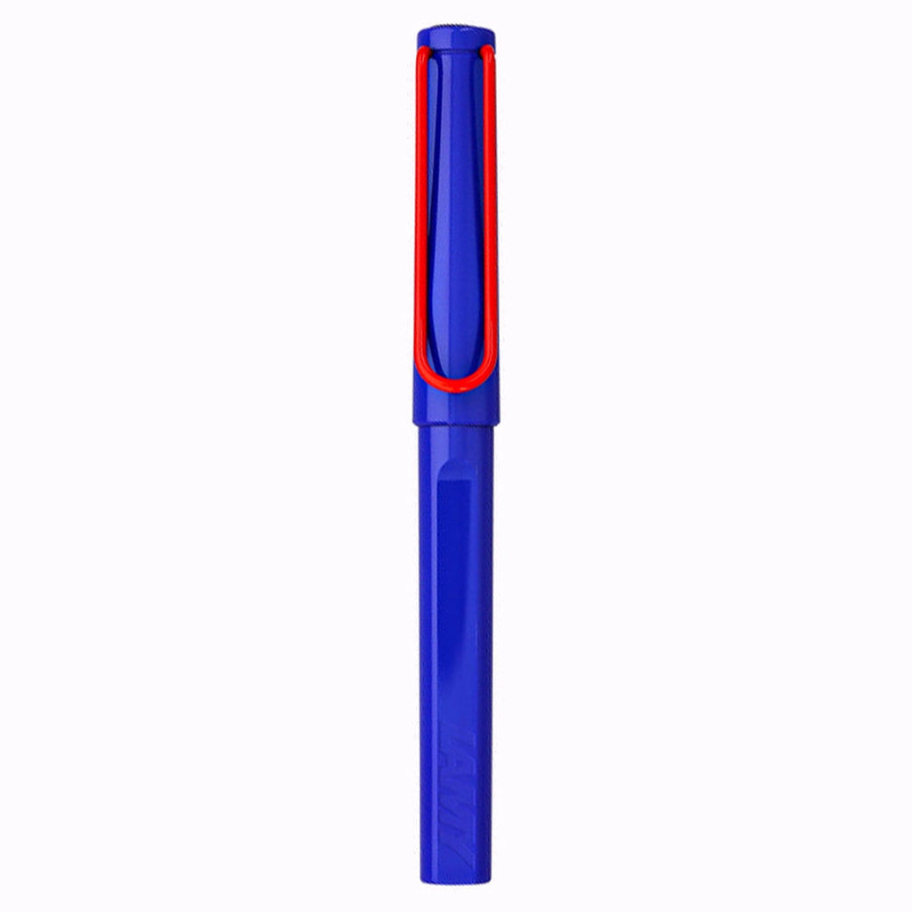 Lamy 314 Safari Blue/Red Roller Ball Pen 4037662 (Special Edition)
