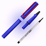 Lamy 314 Safari Blue/Red Roller Ball Pen 4037662 (Special Edition)