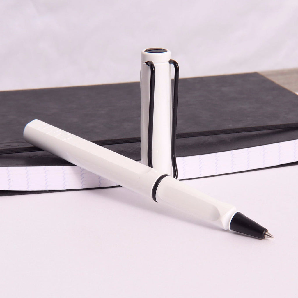 Lamy 319 Safari White/Black Roller Ball Pen 4037675 (Special Edition)