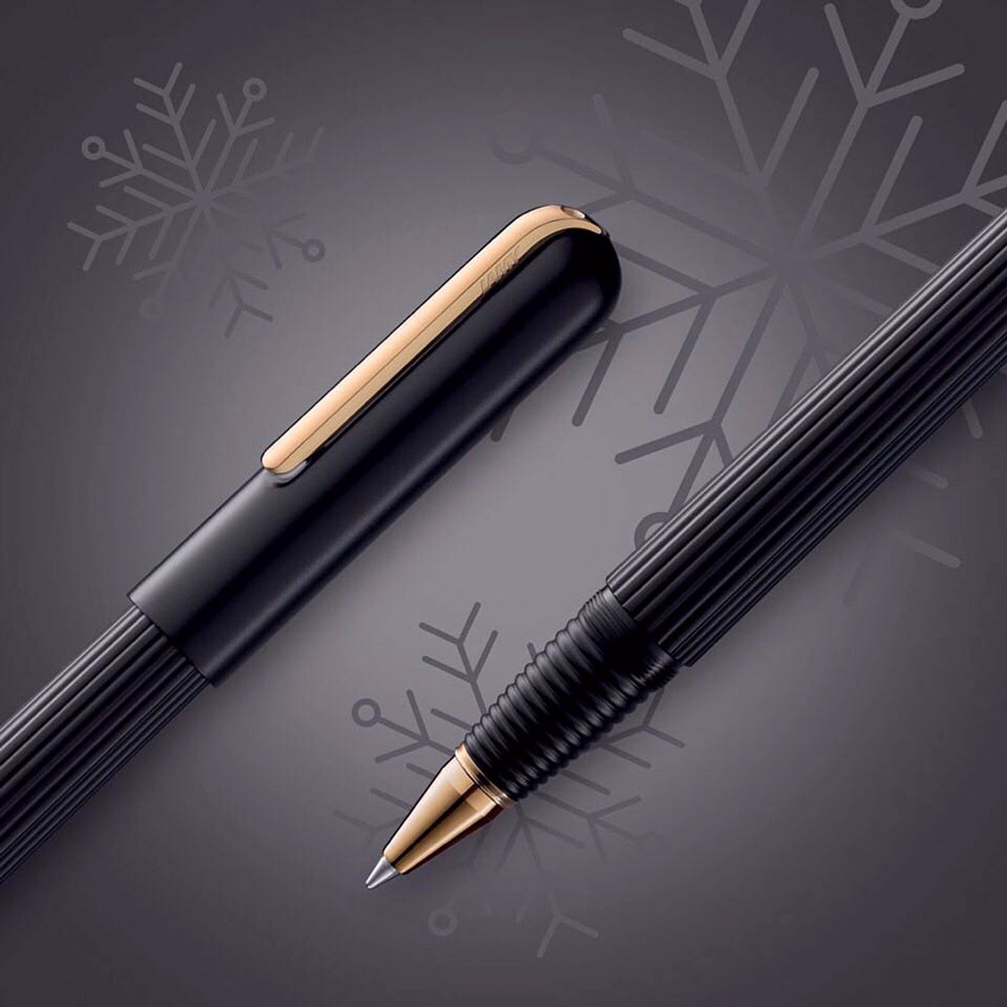 Lamy 360 Imporium Matt Black Gold GT Roller Ball Pen 4027951