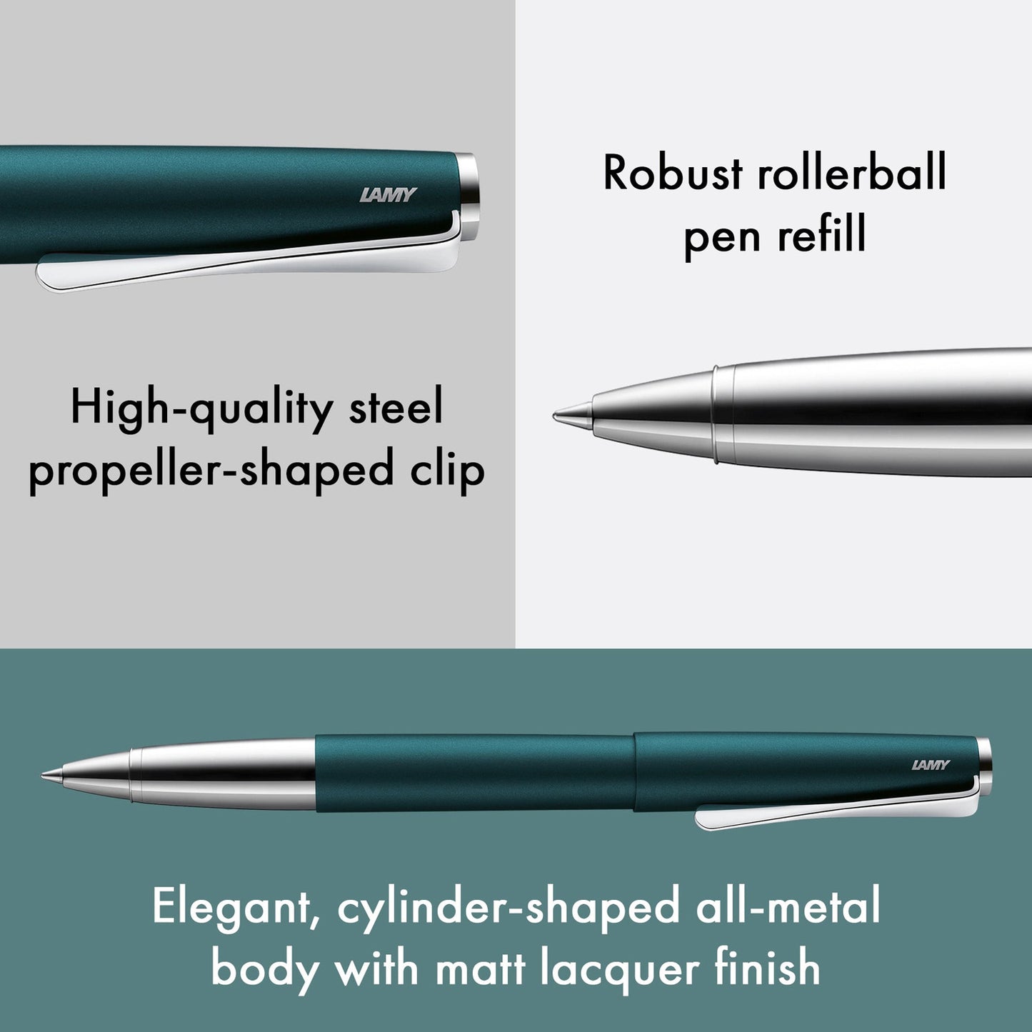 Lamy 369 Studio Petrol CT Roller Ball Pen 4041291 (Special Edition)