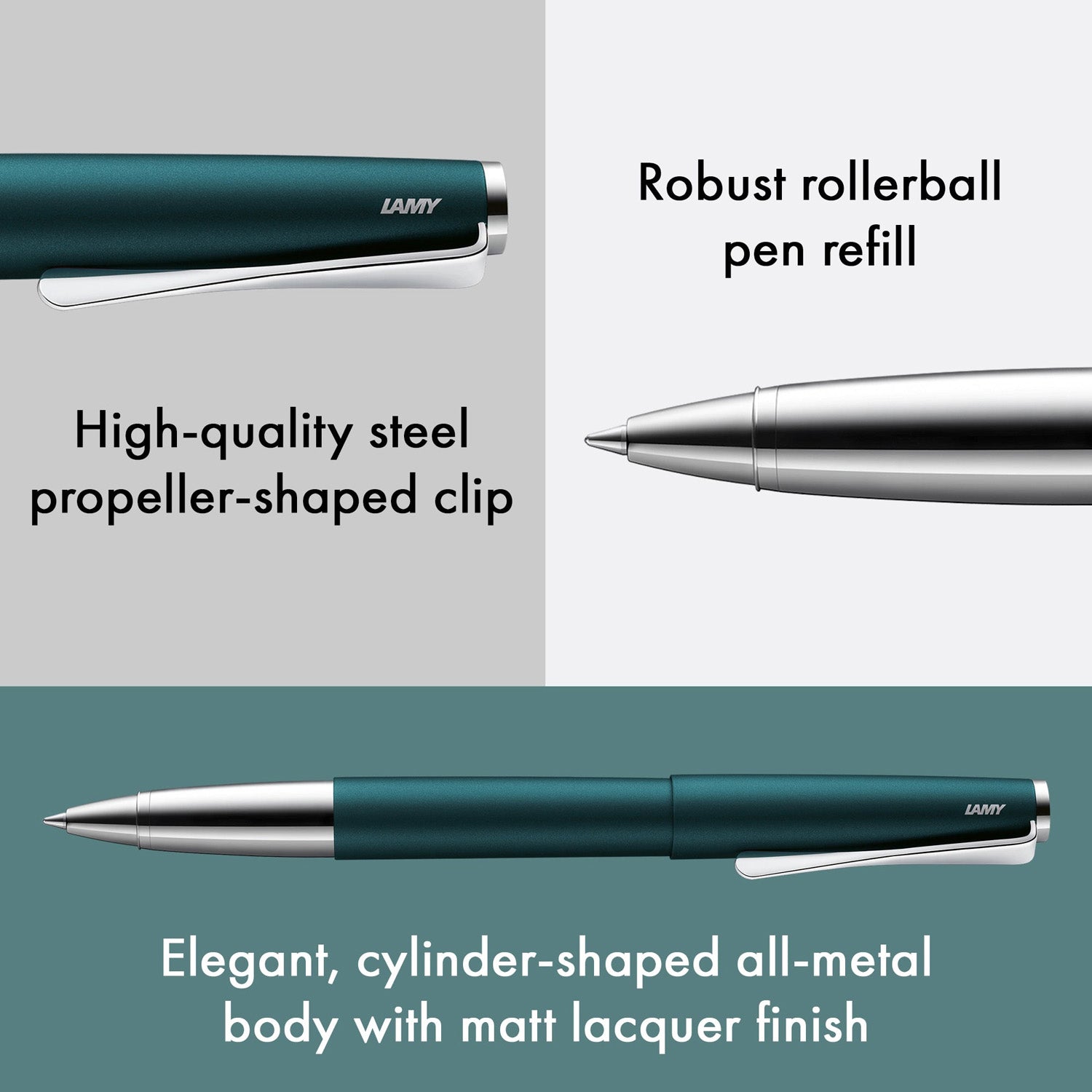 Lamy 369 Studio Petrol CT Roller Ball Pen 4041291 (Special Edition)