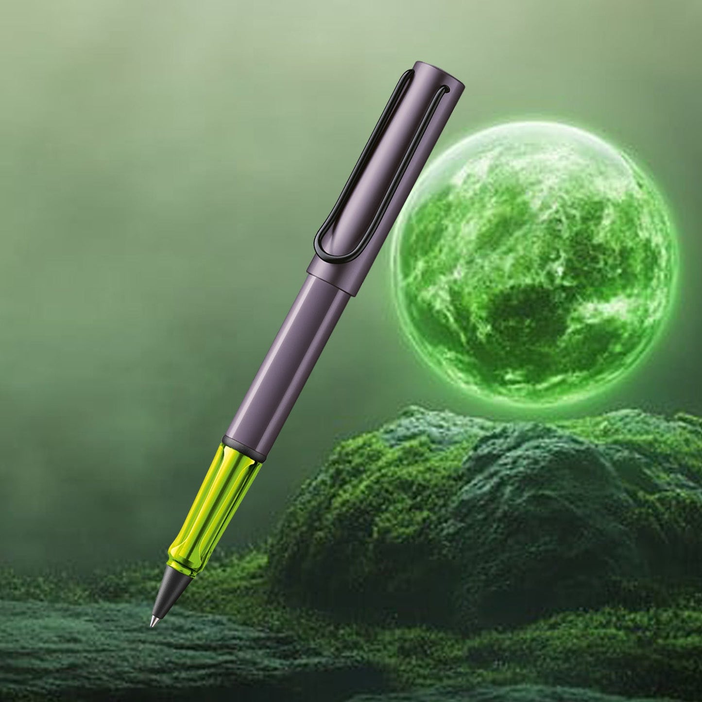 Lamy 3A6 AL Star Aubergine Roller Ball Pen 4039710 (Special Edition)