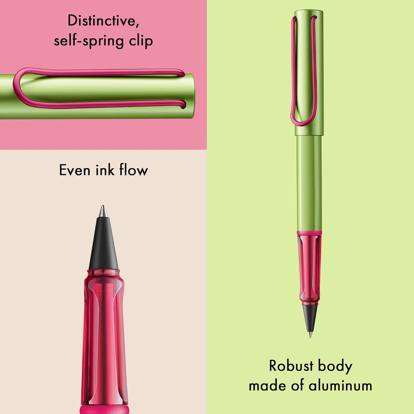 Lamy 3C2 Al Star Disco PVD Roller Ball Pen 4041223 (Special Edition)