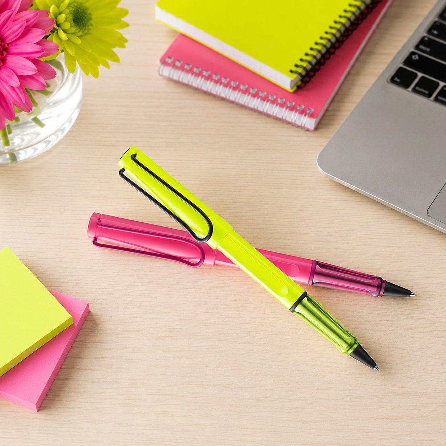 Lamy 3C8 Safari Neon Pink PVD Roller Ball Pen 4041907 (Special Edition)