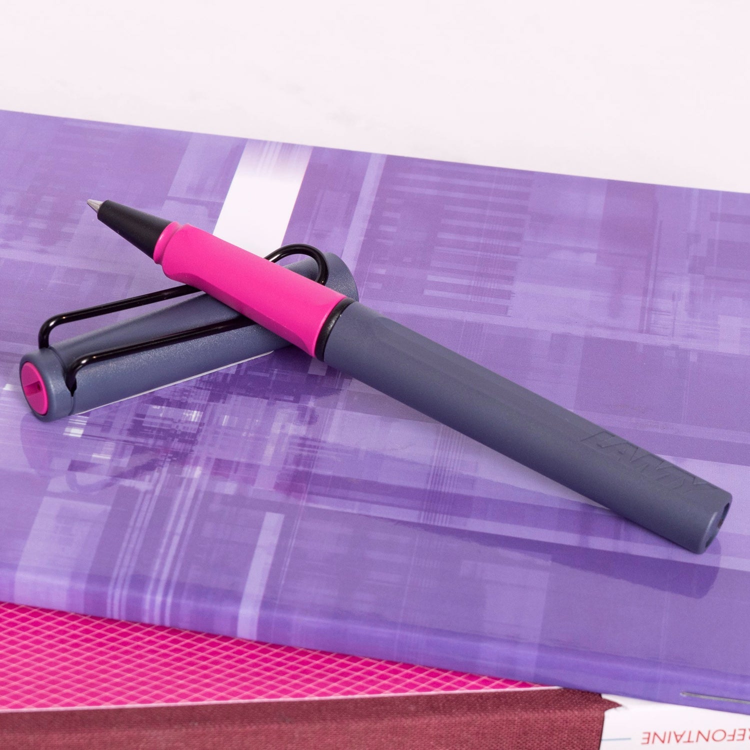 Lamy 3D7 Safari Pink Cliff Roller Ball Pen 4038378 (Special Edition)