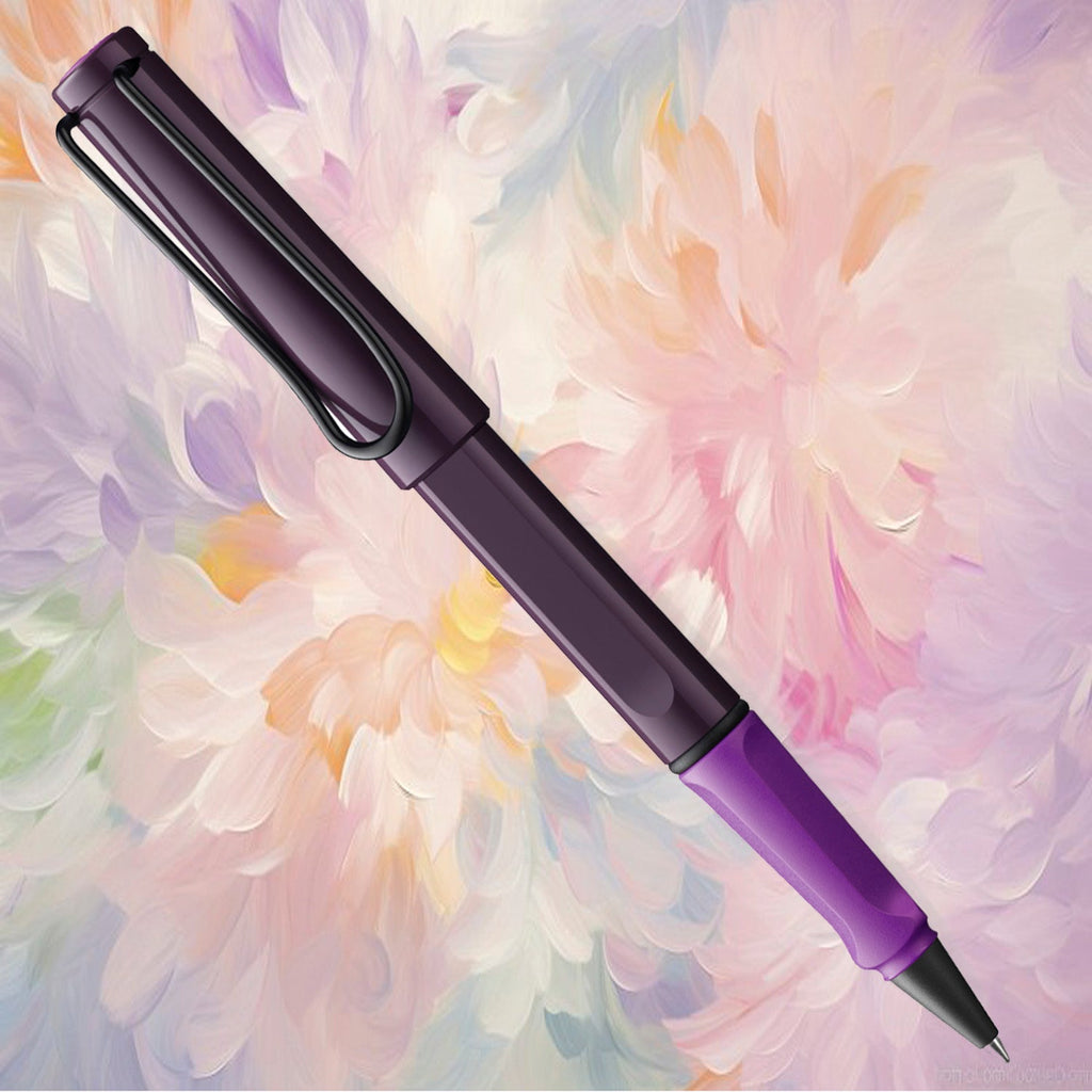 Lamy 3D8 Safari Violet Blackberry Roller Ball Pen 4038388 (Special Edition)