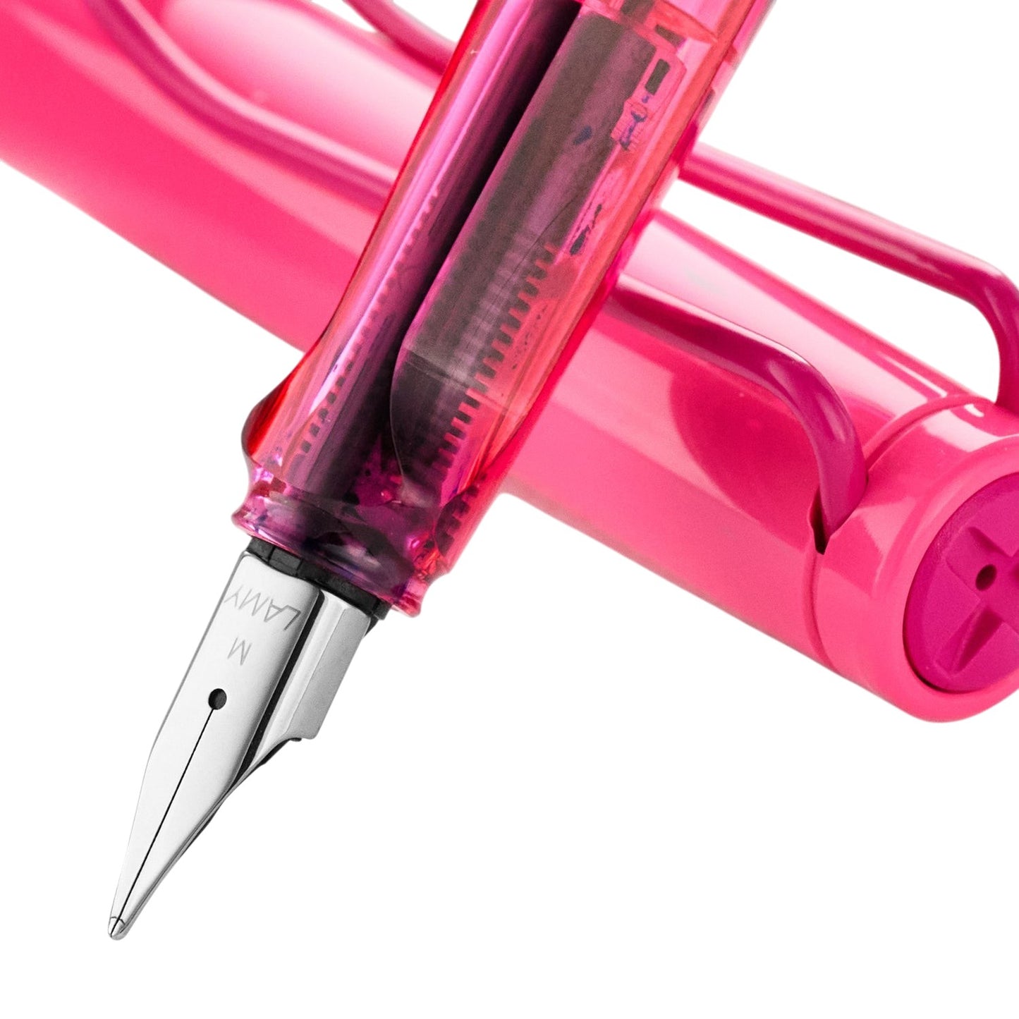 Lamy OC9 Safari Neon Pink PVD Fountain Pen (Special Edition)
