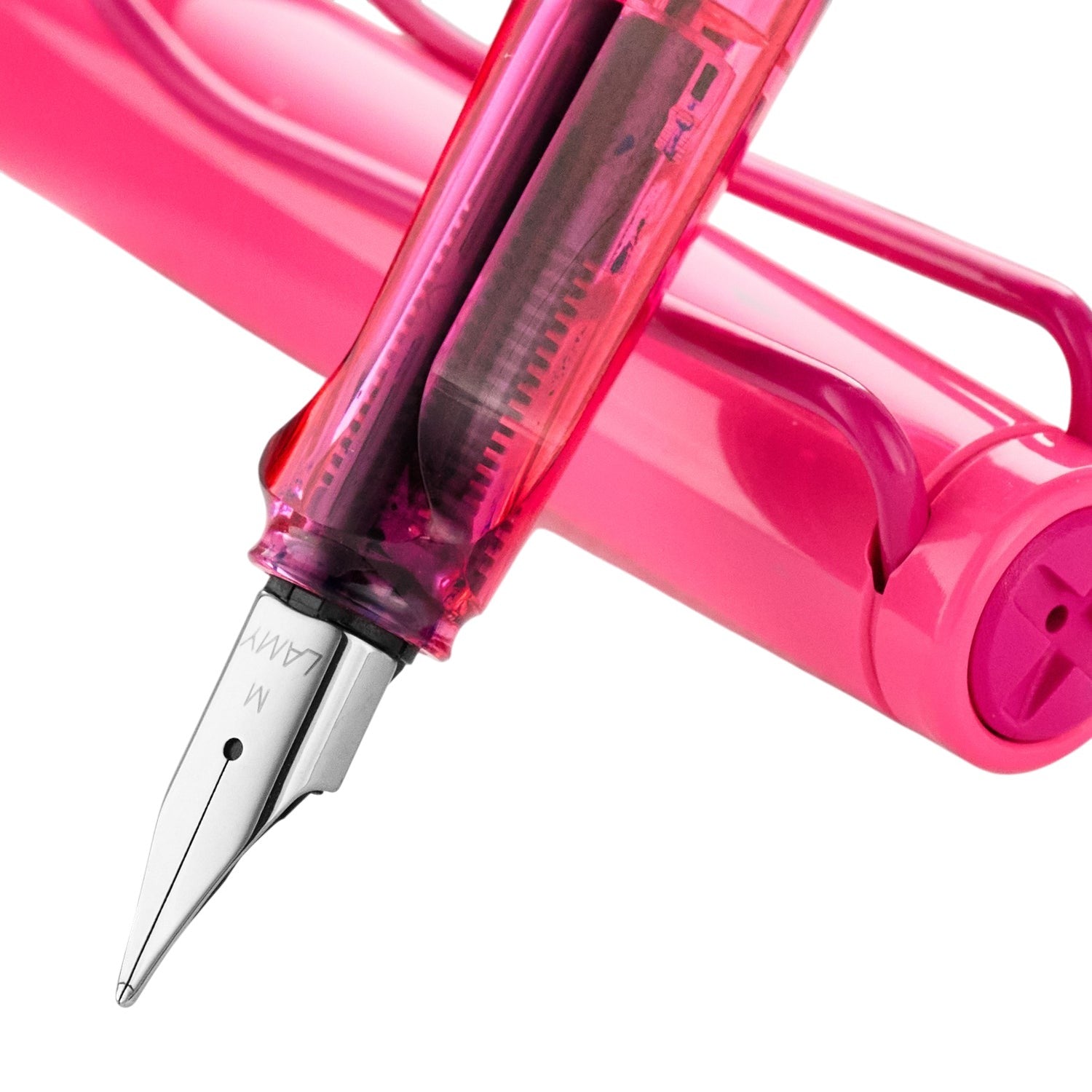 Lamy OC9 Safari Neon Pink PVD Fountain Pen (Special Edition)