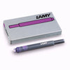 Lamy T10 Ink Cartridge (Violet - Pack of 5) 1605783