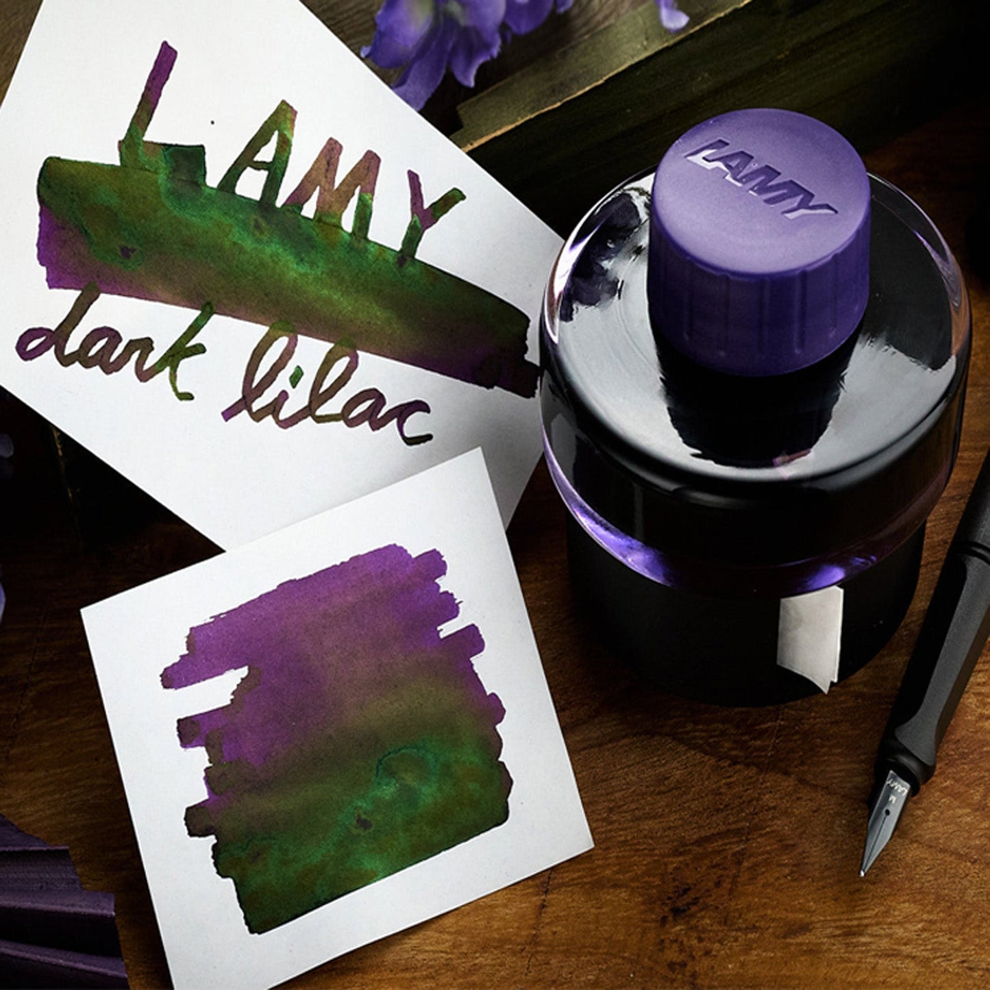 Lamy T52 Ink Bottle (Dark Lilac - 50 ML) 4030662 (Special Edition)