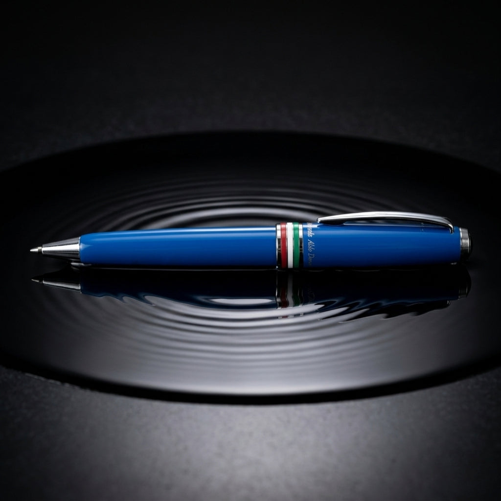 Monteverde Aldo Domani Italia Exotic Blue CT Ballpoint Pen MV59737