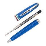 Monteverde Aldo Domani Italia Exotic Blue CT Ballpoint Pen MV59737