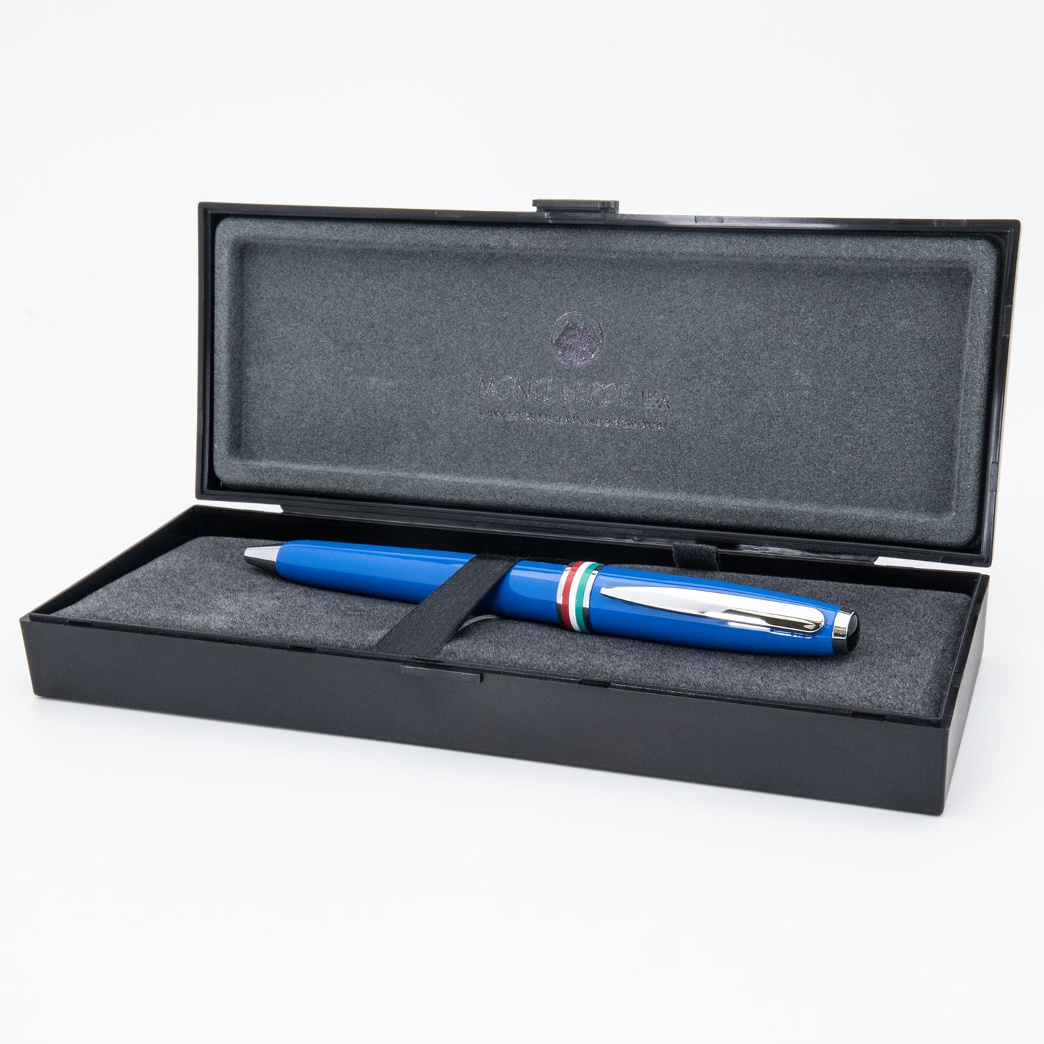 Monteverde Aldo Domani Italia Exotic Blue CT Ballpoint Pen MV59737